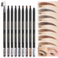 HAOZHUANG Waterproof Long-Lasting Eyebrow Pencil with Soft Brush – Smudge-Proof Daily Eyebrow Makeup Tool