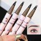 4 Colors Waterproof Eyebrow Pen with 4-Fork Tip – Long-Lasting, Natural Dark Brown Liquid Brow Enhancer