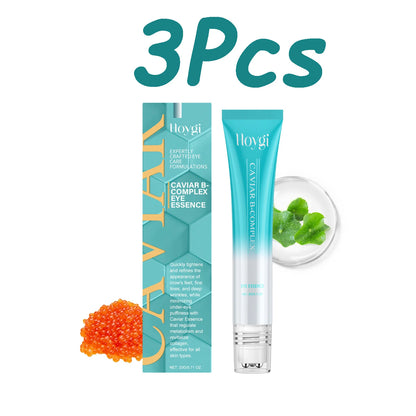 Caviar B-Complex Eye Essence Remove Dark Clrcles Anti Puffiness Smoothing Fine Lines Moisturize Skin Around the Eye Serum