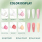 Nailpop TPO/HEMA-Free Crystal Poly Nail Gel Builder Gel 6 Colors For Nails Extension UV/LED Lamp Curing Fast Dry Perfect DIY 1pc