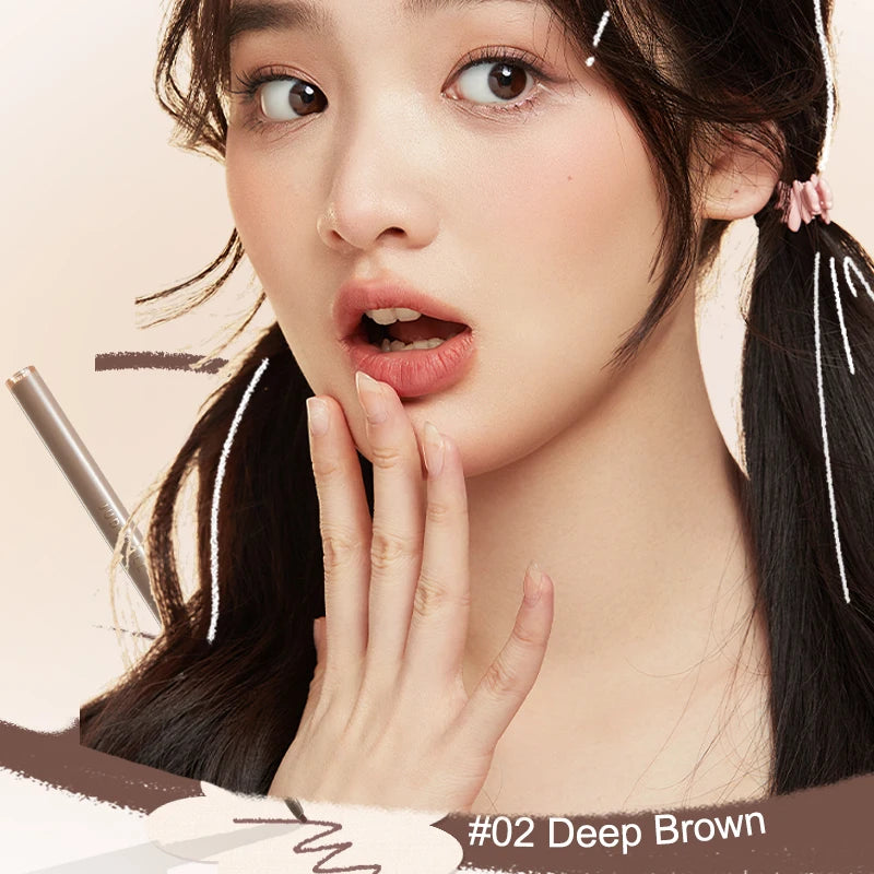 Judydoll Knife-Cut Gel Eyeliner Pencil – Precise Triangle Detailing, Smooth & Beginner-Friendly