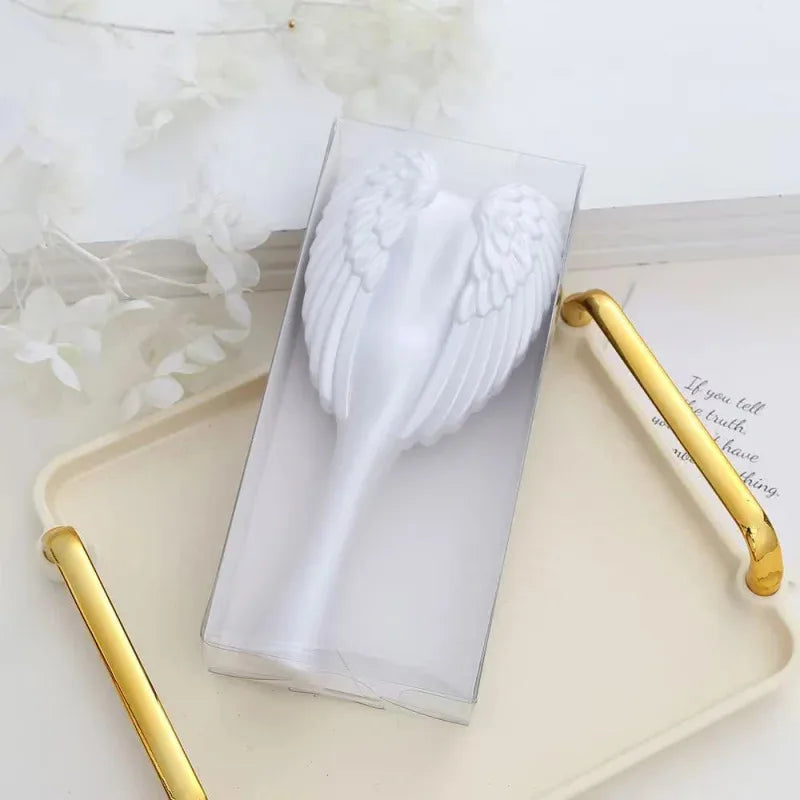 Professional Anti-Knot Comb Mini Angel Hair Smoothing Comb Anti-static Massage Scalp Comb Portable Salon Hairdressing Tool