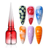 AS Tpo Free Clear Blooming Gel Polish 15ml UV LED Soak Off Nail Art Polish for Spreading Effect Marble Gel Paint Varnish TopBase