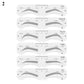 Reusable Eyebrow Stencil Set Soft Ruler Brow Definer Eye Brow Drawing Guide Styling Shaping Grooming Template Card Makeup Tools
