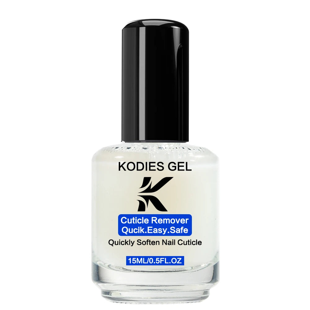 KODIES GEL Cuticle Remover 15ML Gentle Exfoliator Foot Cuticle Oil Softener Liquid Nail Art Treatment Manicure Repair Care Tools