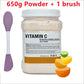 650g Chamomile Hyaluronic Acid Facial Moisturizing Mask Powder with Silicone Brush Increasing Skin Elasticity Rose Jelly Mask