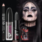 Long Lasting Velvet Lipstick Set Matte Non Transfer Waterproof Lip Gloss Liner Combo High Color Intensity Halloween Makeup