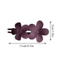 Frosted Flower Hair Clip Claws Matte Hair Claw Clips For Women Girls Thin Thick Curly Hair Girls Kids Hair Accessories Barrettes