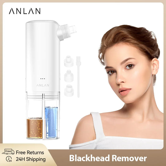 ANLAN Water Blackhead Remover Pore Vacuum Face Cleaner Water Cycle Facial Whitehead Acne Suction Hydro Cleanse Skin Care
