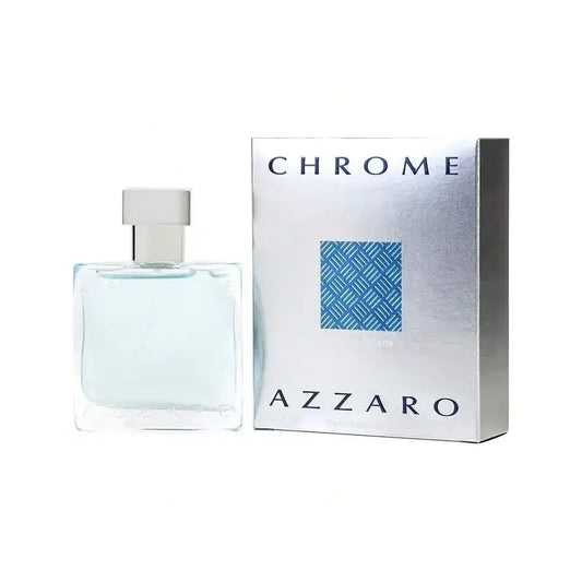 AZZARO Chrome By Azzaro Oakmoss, Cedar, Tonka Bean, Brazilian Rosewood, Coriander Men Edt Spray 1 Oz 1996 Casual 1 Oz Fragrance
