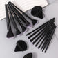 Black Makeup Brush Set Professional Super soft detail brush Blush Brush Foundation Concealer Eyeshadow Brush Women Beauty Tool