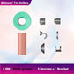 Leafless constant temperature hair dryer for personal hair care and styling; home professional hair style accessories kit (5+1)