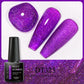 MEET ACROSS 7ml 140 Colors Glitter Gel Nail Polish Fluorescent Laser Semi Permanent Soak Off Nail Art UV Gel Varnish Manicure
