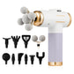 11-IN-1 Electric Massage Gun 99 Level Powerful Fascia Gun High-Frequency Vibration Body Massage Gun Arms Leg Muscle masajeador