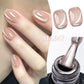 MEET ACROSS 7ml Porcelain White Cat Eye Gel Polish Holographic Glitter Magnetic Galactic Effect Gel Nail Polish Soak Off UV Gel