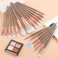20 makeup brushes+3 round powder puffs+3 triangular powder puffs+3 beauty eggs+3 finger powder puffs+3 mini beauty eggs+1 washin