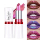 Metallic Lipstick Blue Purple Chameleon Lipstick Glitter Diamond Shimmer Color Changing Lip Gloss Pearl Shine Charming Makeup