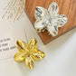 Korean Hawaiian Gradient Flower Hair Claw Clip For Women Girl Fashion Plastic Non Slip Hold Hairpin Barrette Hair Accessories