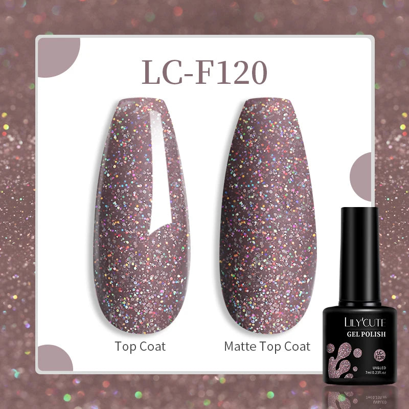 LILYCUTE 7ML Eggshell Gel Nail Polish White Black Material Semi Permanent Autumn Varnish With Any Color Gel Soak Off UV Manicure