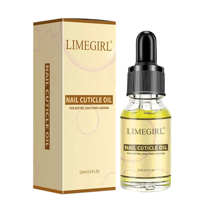 LIMEGIRL15ML Nail Cuticle Nutrient Oil Nourishes and Repairs Damaged Nails Moisturizing Strengthens and Brightens Nail Care