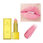 Shimmer Gold Lipstick Metallic Glitter Sexy Lipsticks Long Lasting Batom Waterproof Cosmetic Gold Brick Tube Design Gift 3.5g