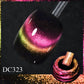 7ml Sparkling Glass Bead Cat Magnetic Gel Nail Polish Flash Black Spar Red Color Semi Permanent Soak Off UV Summer Gel Varnish