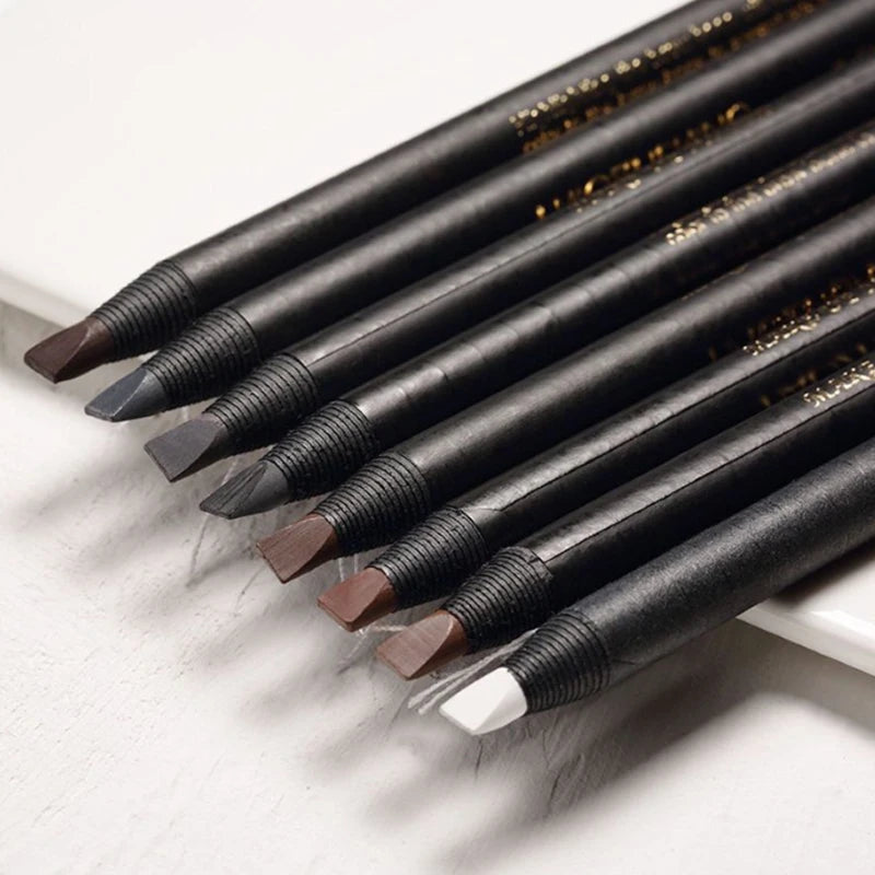 1PC Waterproof Eyebrow Pencil – 6 Natural Colors, Long-Lasting Tint Brow Pen for Defined, Smudge-Proof Eye Makeup