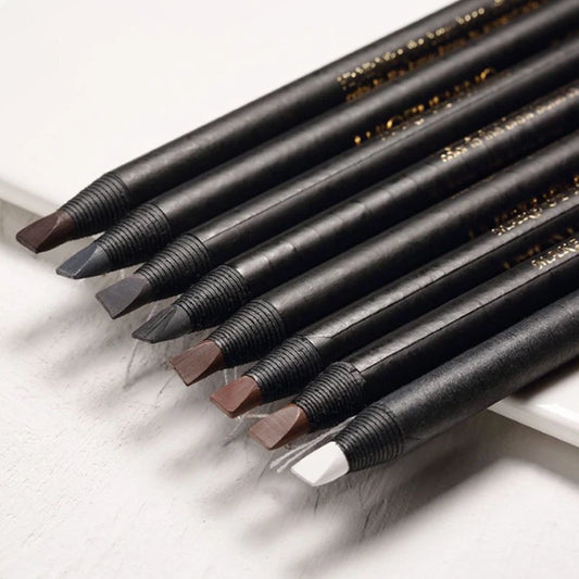 1PC Waterproof Eyebrow Pencil – 6 Natural Colors, Long-Lasting Tint Brow Pen for Defined, Smudge-Proof Eye Makeup