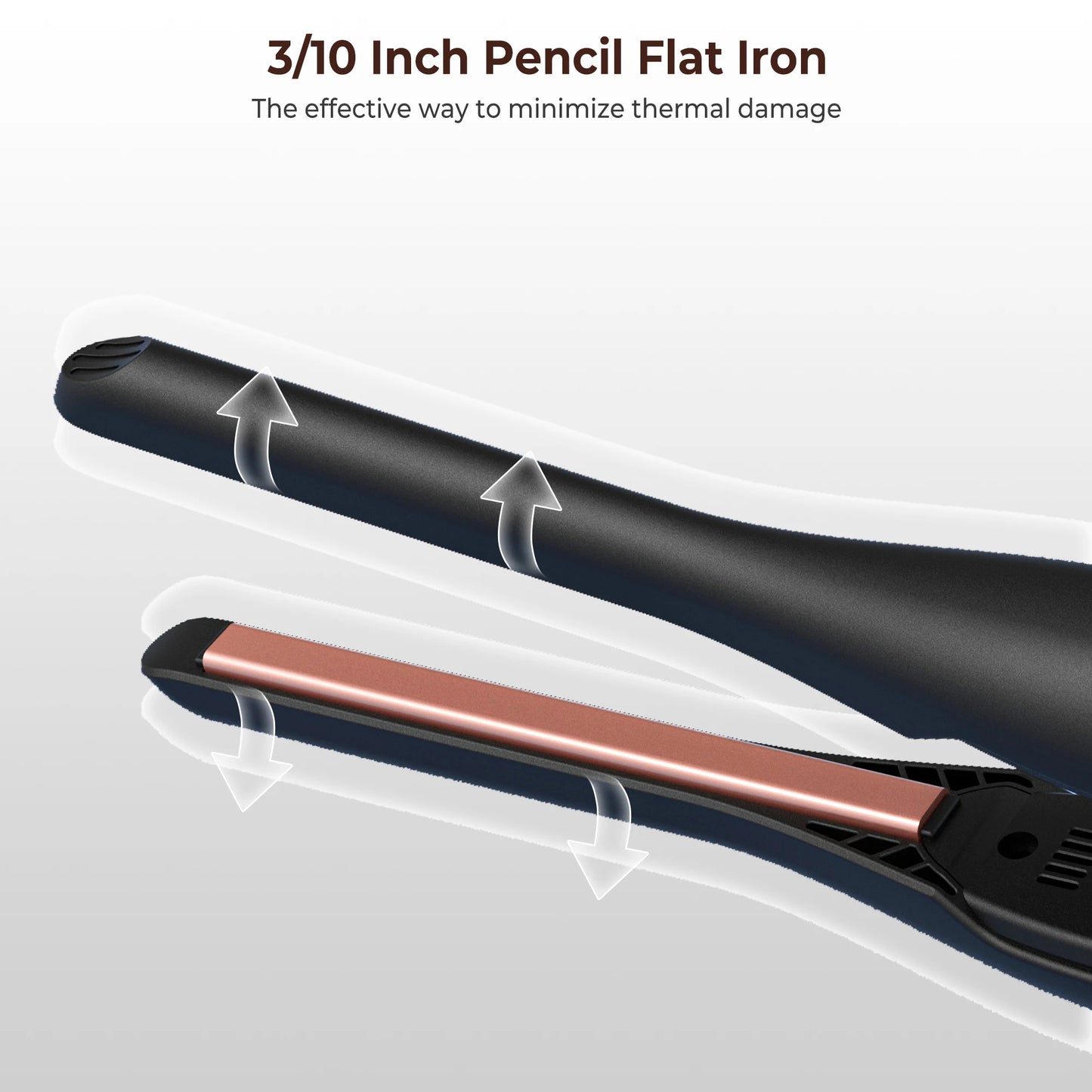 Mini Hair Straightener Curling Iron Hair Curler Wand Professional Curly Ceramic Electric Salon Styling Tool Small Crimping