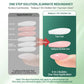 Nailpop Builder Nail Gel 4 Colors Base Coat Strengthener Thickening Extension Rhinestone Glue Gel Polish Brush in Bottle 15ml