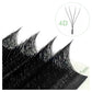 NATUHANA W-Shaped 4D 5D Volume Eyelash Extensions Premade Volume Fans W Shape Lashes Natural Soft False Eyelashes for Makeup