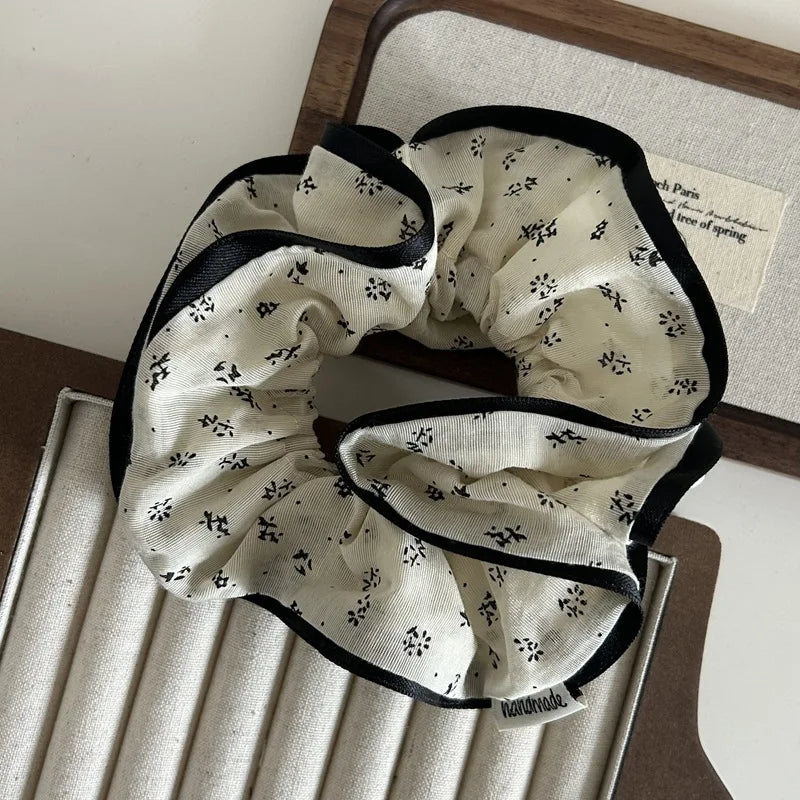 Scrunchies for Hair New Fashion Luxury Satin Silk Hair Loop Bud Shaped HairTies Hair Scrunch for Girls  Headwear