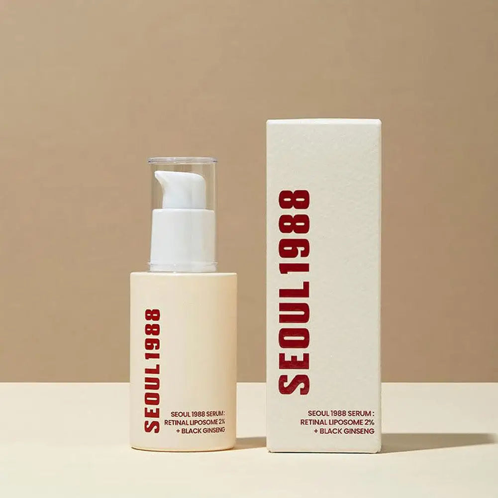 Seoul 1988 Moisturizing Eye Cream Niacinamide Retinoic Acid Ginseng Essence Firm Cream Lighten Fine Lines Deep Care Essence Set