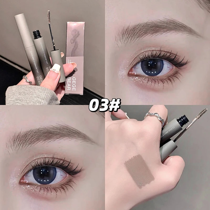 3D Eyebrow Dye Cream Long Lasting Pink Brown Color Eyebrow Mascara Tint Sweatproof Wild Brow Enhancer Cream Cosmetics Beginner
