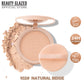 BEAUTY GLAZED Oil Control Matte Face Powder Long Lasting Flawless Setting Powder Face Makeup With Mirror