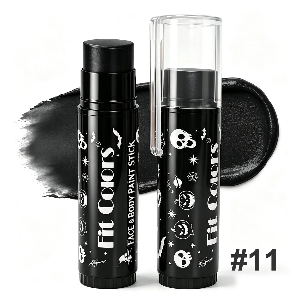 14 Colors Face & Body Paint Stick Halloween Cream Makeup Crayon Highly Pigmented Full Coverage Face Painting for Party Cosplay