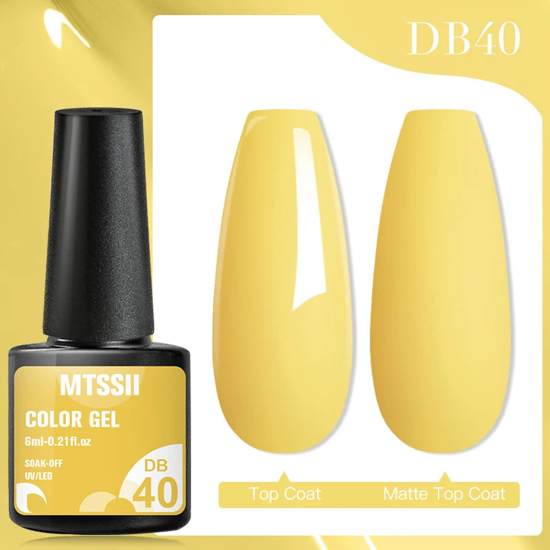 7ML Jelly Gel Nail Polish Black Crystal Translucent Dull Color Nail Art Gel Semi Permanent Varnish Soak Off UV LED Gel Polish