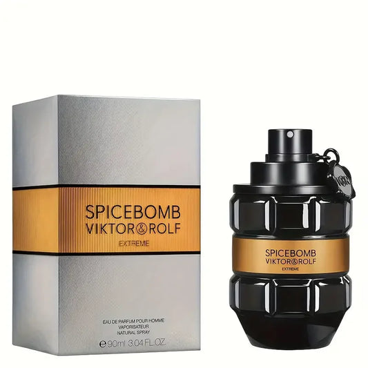 ViktorI Spice Bomb Eau de Parfum- Men's cologne, long-lasting fragrance,Woody Spice- Men'S Cologne- With Citrus and Tobacco Note