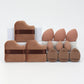 12-Piece All-Purpose Makeup Sponge Set, Made of 3 Loose Powder Puffs, 3 Mini Air Cushion Puffs, 3 Beauty Eggs and 3 Mini Beauty