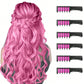 6-Piece Temporary Hair Dye Set, New Chalk Comb Temporary Washable Hair Dye, Suitable for Girls' Birthday Role-Playing DIY