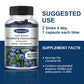 Blueberry Capsules - 500 Mg, Good for The Brain, Heart Health, Eye Care, Antioxidant, Promotes Smooth Skin- 120 Capsules