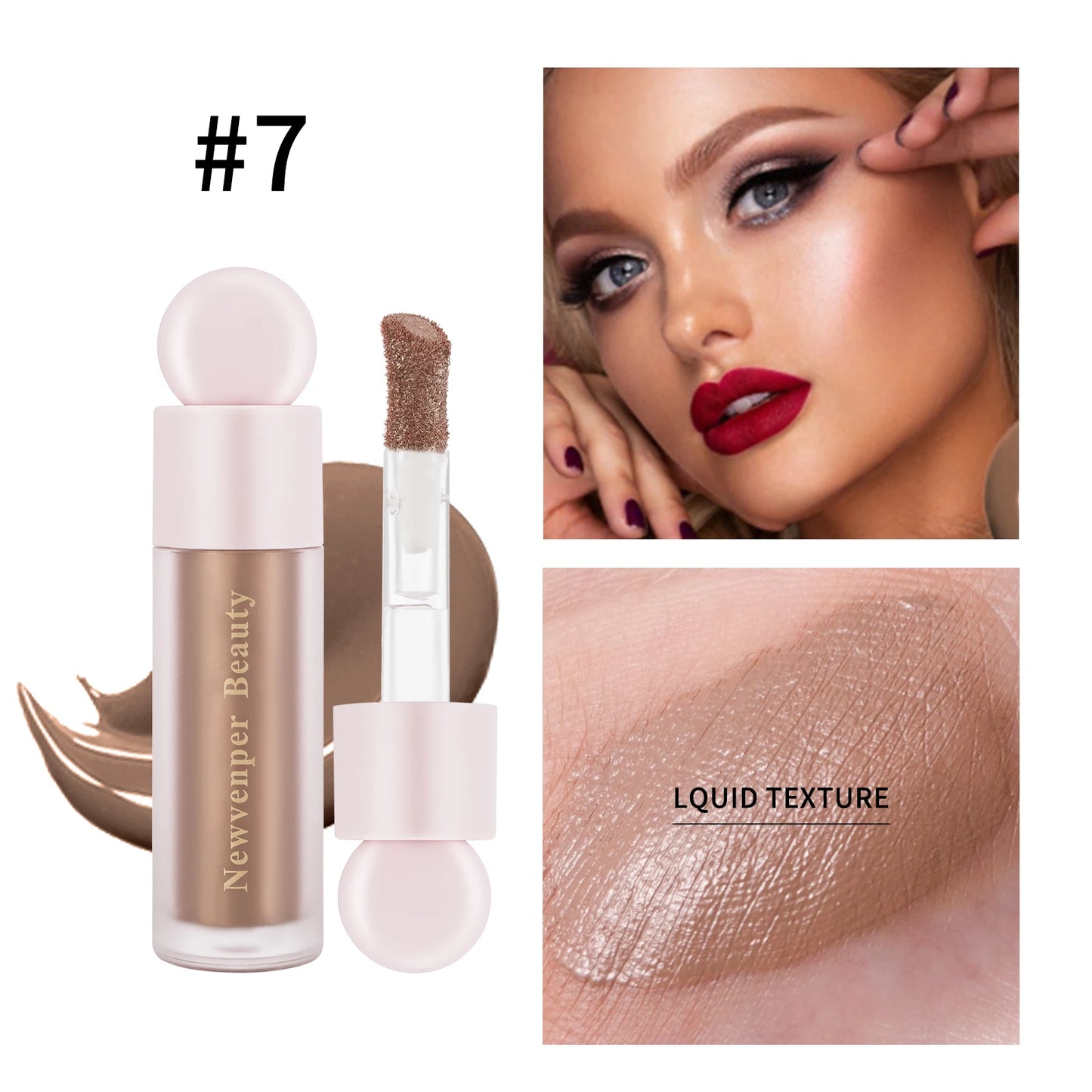 Liquid Highlighter for Face & Body – Lightweight Natural Glow Enhancer with High Glossy Finish, Radiant Luminizer Makeup
