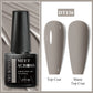 MEET ACROSS 7ml Black White Red Gel Nail Polish Glitter Semi Permanent Nail Supplies Gel Vernis for All-Season Nails Design