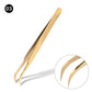 New Lash Extension Tweezers Anti slip Stainless Steel Curved Tip Straight Tweezers High Precision Nail Art Makeup Beauty  Tools