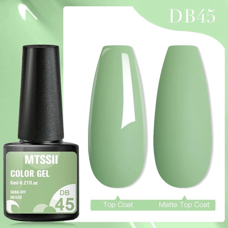 7ML Jelly Gel Nail Polish Black Crystal Translucent Dull Color Nail Art Gel Semi Permanent Varnish Soak Off UV LED Gel Polish