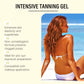 Carrot Tanning Gel Hydrating Lightweight Fast Absorbing Bronzing Gel Moisturizing Natural Sunless Tan Enhancer for Face & Body