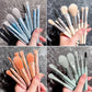 New 8Pcs Makeup Brush Set Makeup Concealer Brush Blush Loose Powder Brush Eye Shadow Highlighter Foundation Brush Beauty Tools
