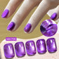MEET ACROSS Guava & Grape Color Cat Magnetic Gel Green Glass Bead Cat Eye Gel Soak Off UV Gel Nail Art Varnish Salon Home DIY