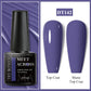 MEET ACROSS 7ml Purple Nail Gel Polish Semi Permanent Nail Art For Nails Decoration UV LED Painting Gel Varnish Nail Supplies