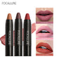 Focallure Matte Lipstick 19 Colors Long-Lasting Waterproof Soft Texture Lipstick Set Red & Nude Shades Cosmetic Glam Batom
